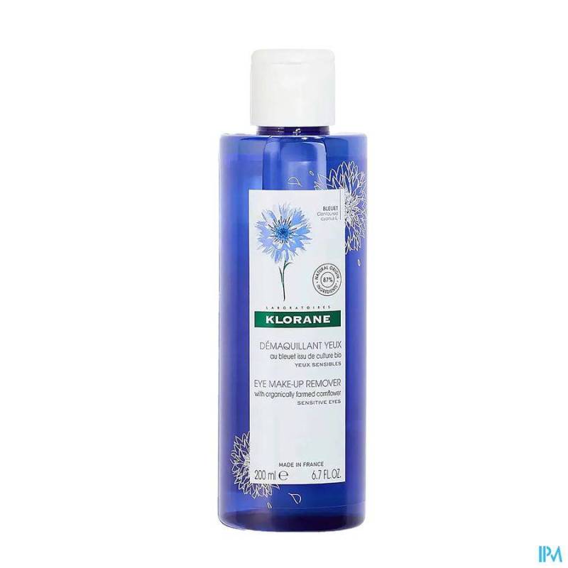 KLORANE BLEUET DEMAQUILLANT YEUX 200ML