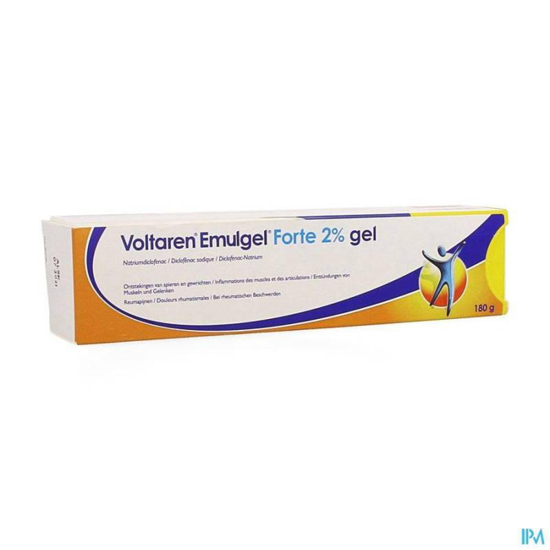 VOLTAREN EMULGEL FORTE 2% PI PHARMA GEL 180G PIP