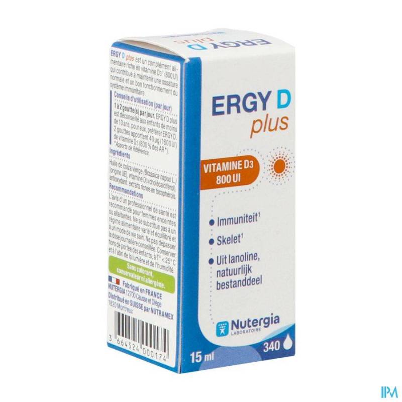 ERGY D PLUS Flacon 15ML