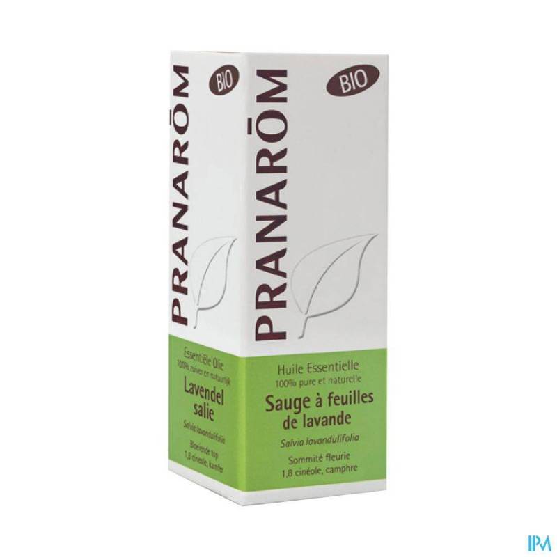 SAUGE FEUILLES LAVANDE BIO HLE ESS 10ML PRANAROM