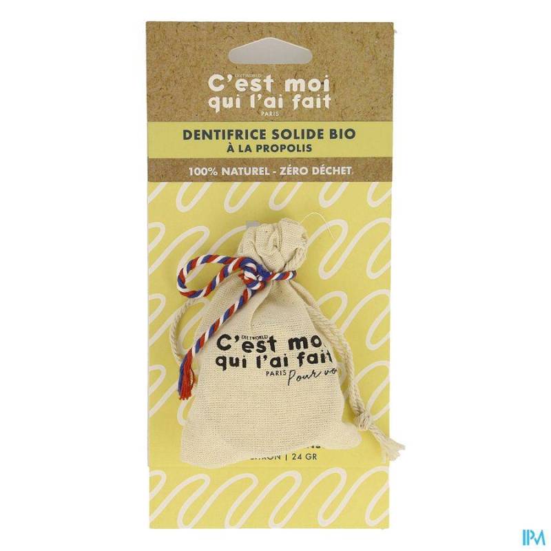 DIETWORLD TANDPASTA VAST PROPOLIS BIO CITROEN 25G