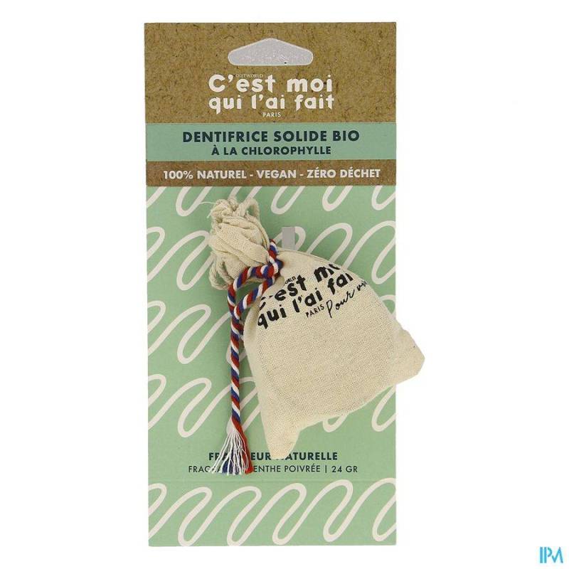 DIETWORLD DENTIFRICE SOLIDE CHLOROPHYLLE BIO 25G