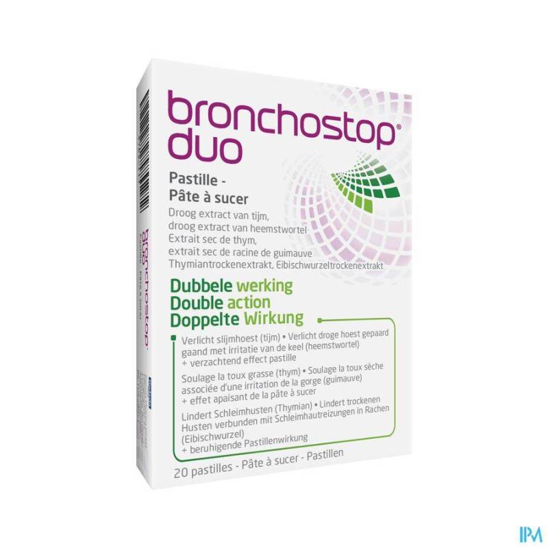 BRONCHOSTOP DUO PASTILLES 20