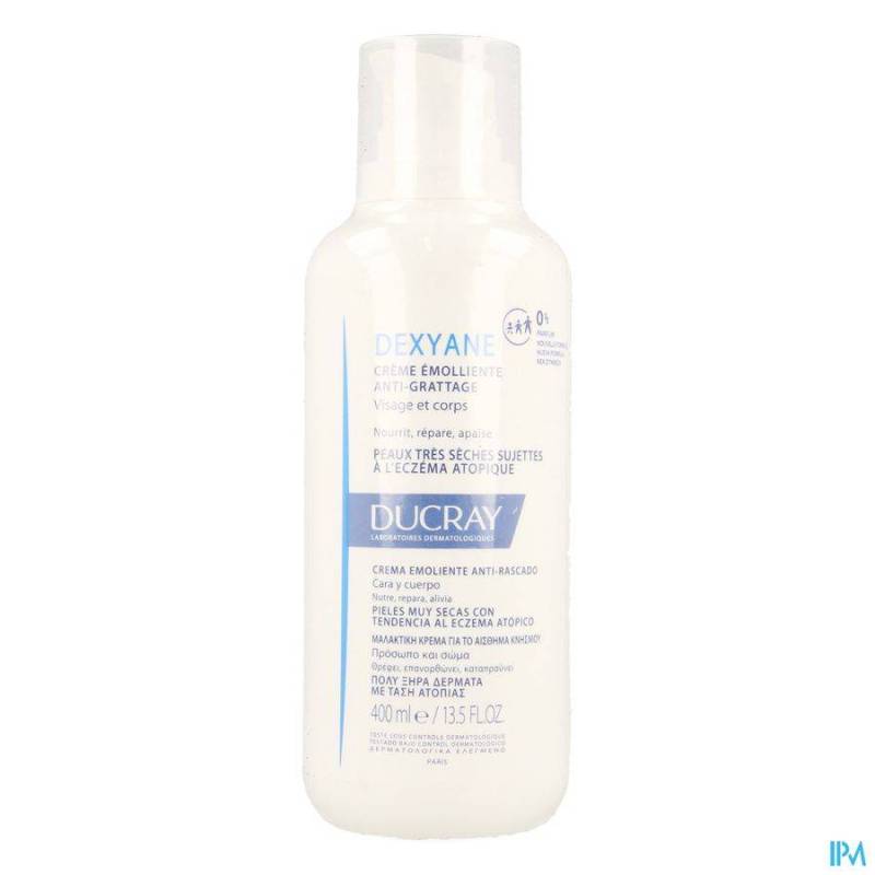 Ducray Dexyane Verzachtende Crème Tegen Krabben 400ml