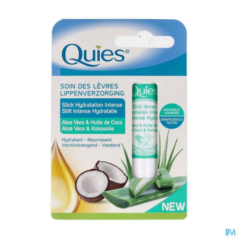 QUIES STICK LEVRES HYDRA INT.ALOE V.&HLE COCO 4,5G