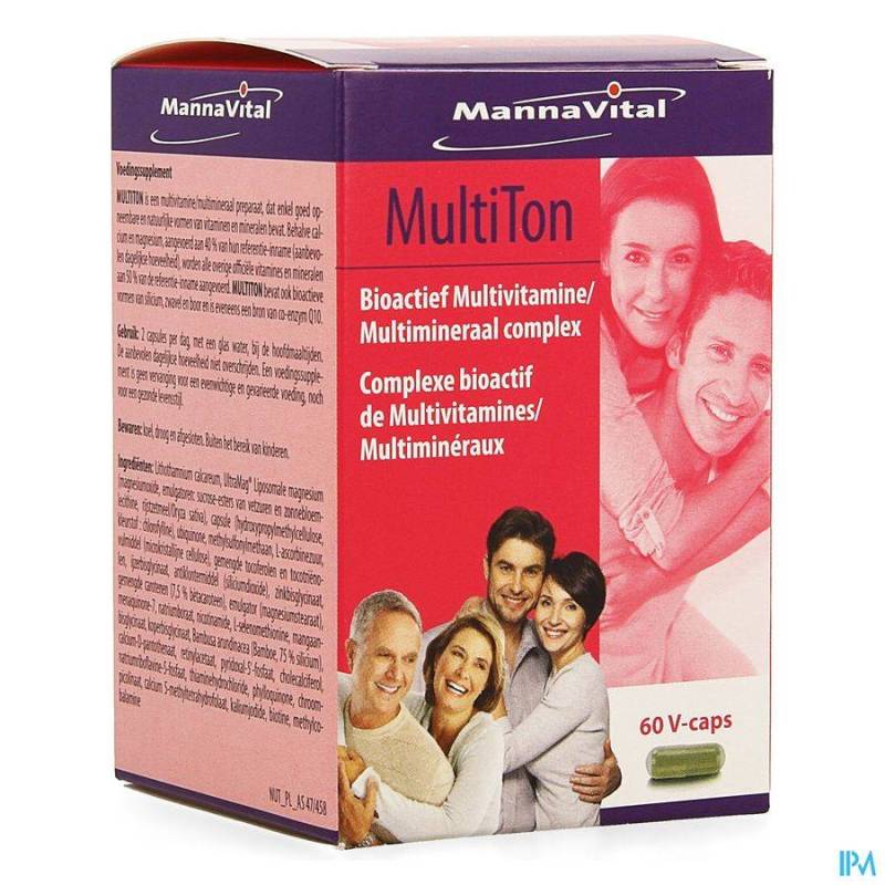 MANNAVITAL MULTITON V-CAPS 60