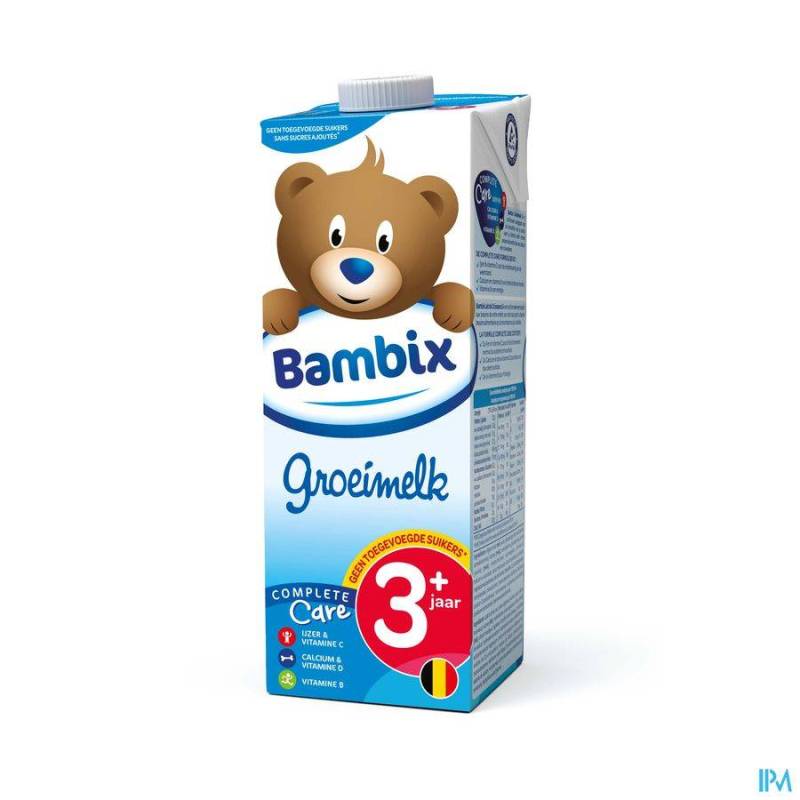 Bambix Groeimelk Natuur 3J+ 1L