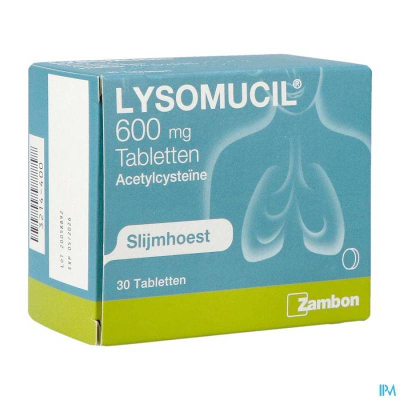 LYSOMUCIL 30 TABL 600 MG