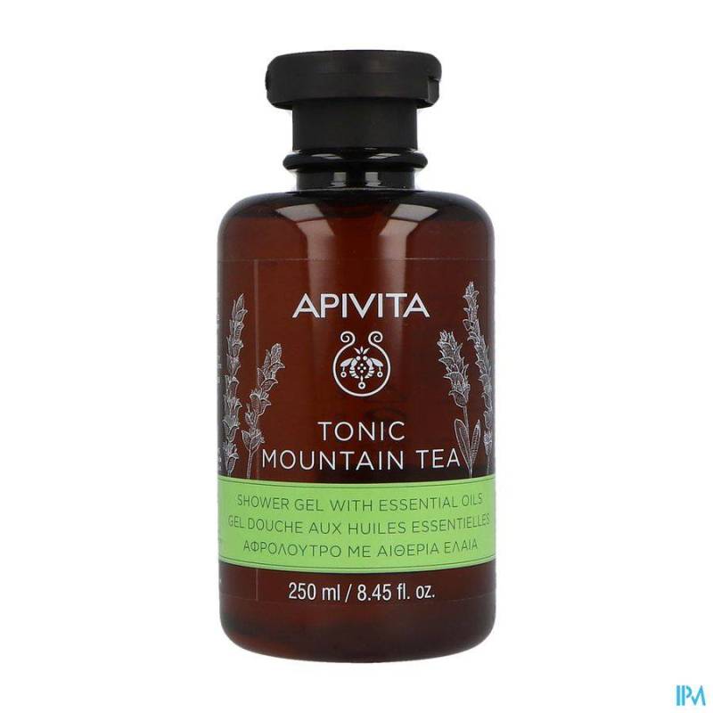 APIVITA TONIC MOUNTAIN TEA SHOWER GEL ESS OIL250ML