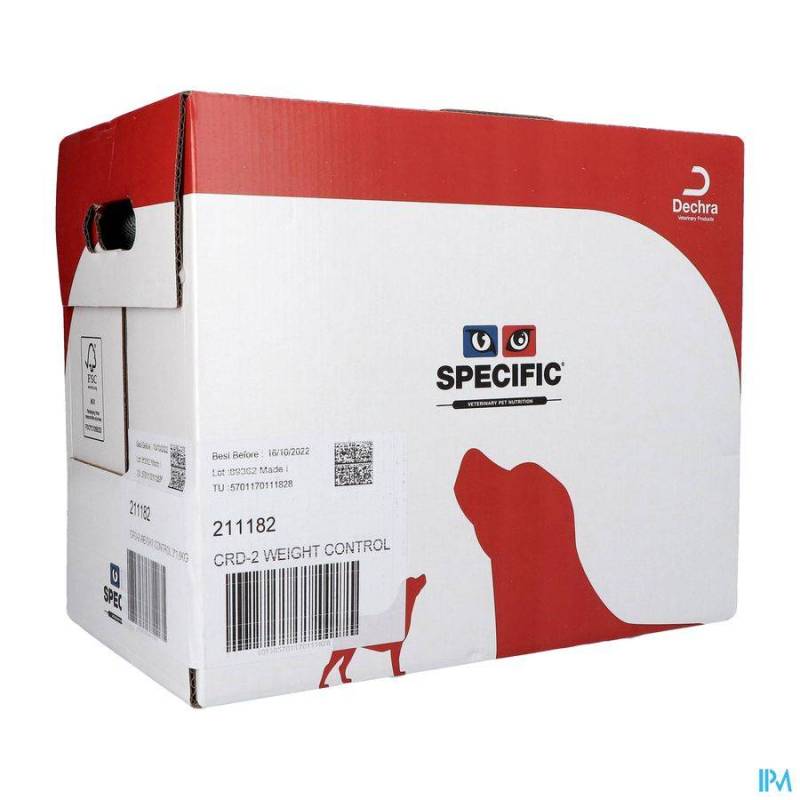 SPECIFIC CRD-2 HOND WEIGHT CONT 3 X 1,6