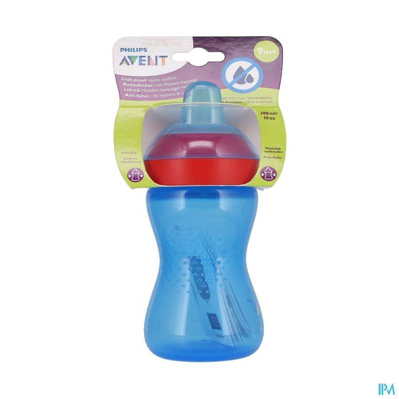 PHILIPS AVENT DRINKBEKER ZACHTE TUIT 300ML BLAUW