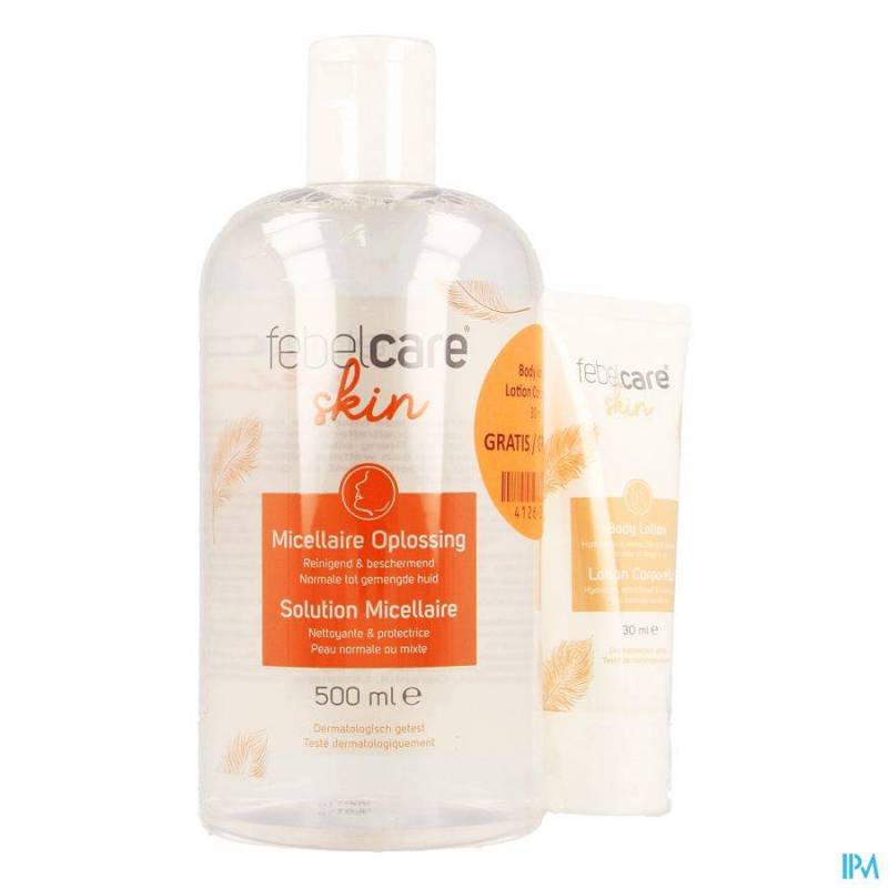 FEBELCARE SKINCARE MICEL. OPL 500ML+BODYLOT. 30ML