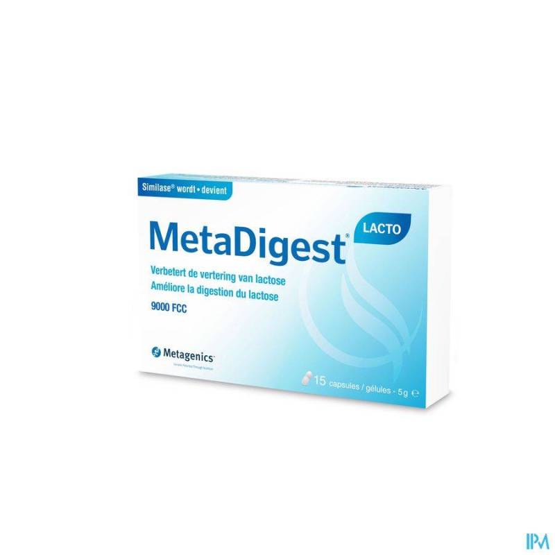 Metagenics MetaDigest Lacto 15 Capsules