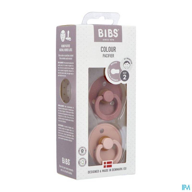 Bibs Fopspeen Duo Woodchuck/ Blush 6-18M 2 Stuks