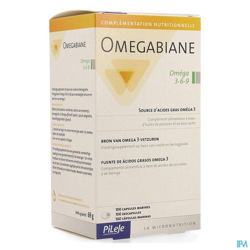 OMEGABIANE OMEGA 3-6-9 CAPS 100