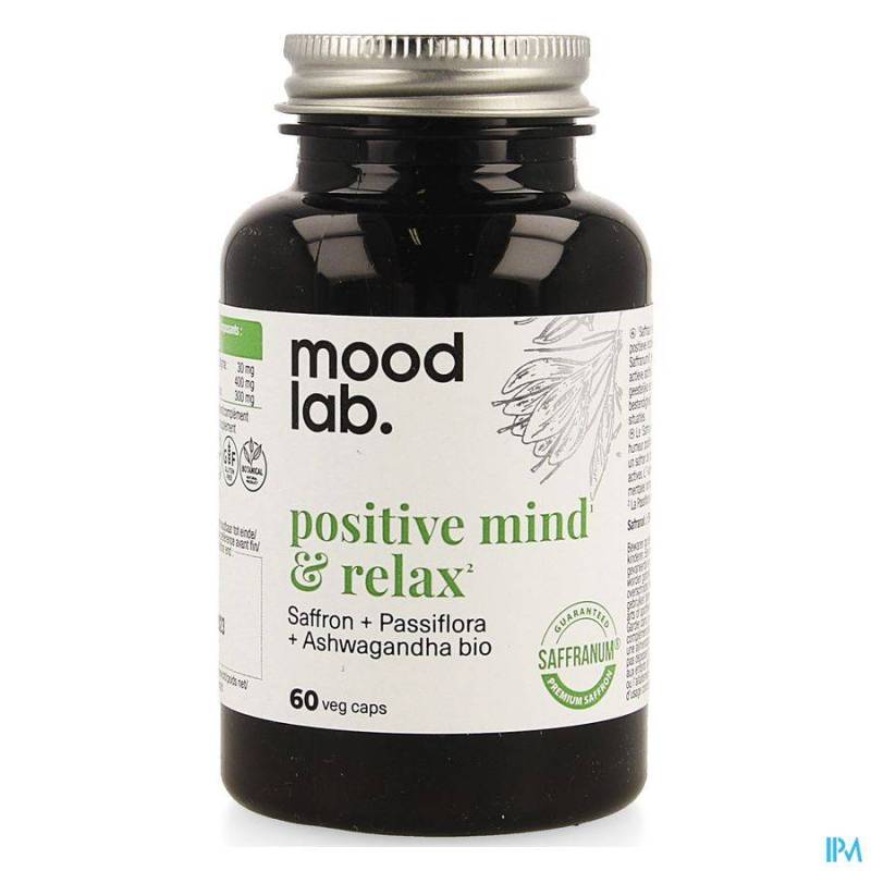 Moodlab Positive Mind en Relax 60 Capsules