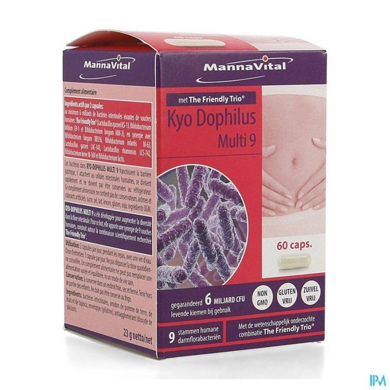 MANNAVITAL KYODOPHILUS MULTI 9 CAPS 60