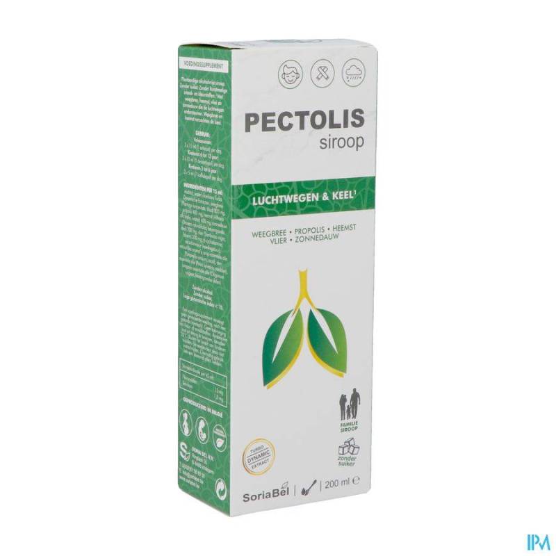 Soria Pectolis Siroop Gezonde Luchtwegen 200ml NF