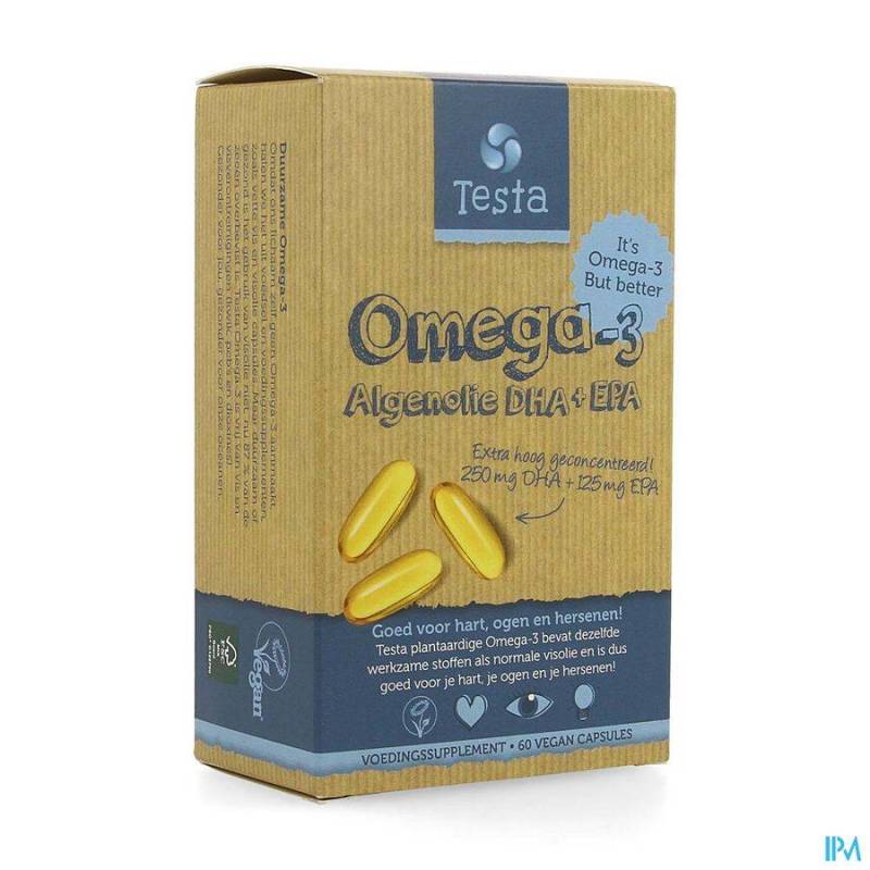 TESTA OMEGA 3 ALGENOLIE DHA/EPA SOFTGELS 60