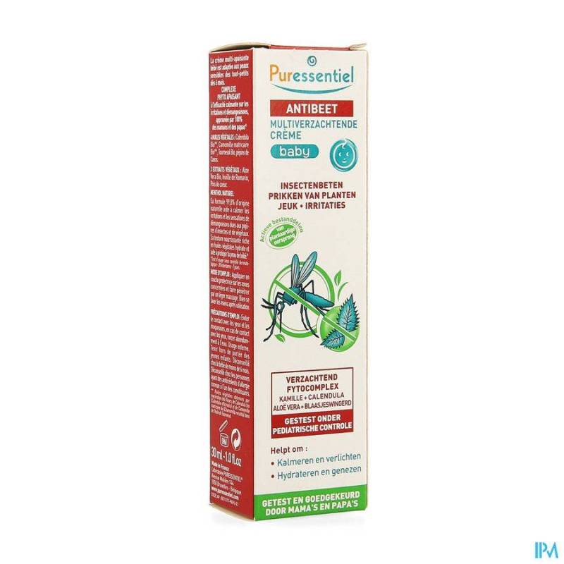 PURESSENTIEL ANTI-BEET CREME VERZACHTEND BABY 30ML