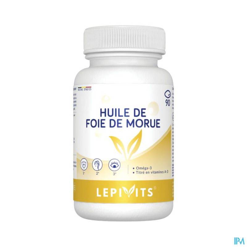 LEPPIN LEVERTRAANOLIE CAPS 90 NF