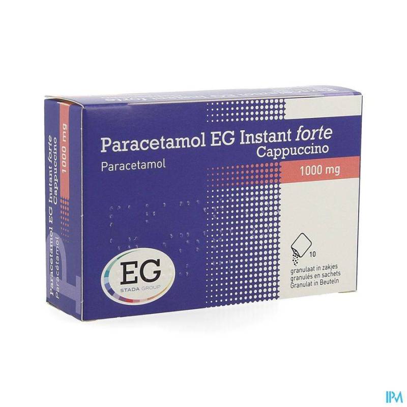 PARACETAMOL EG INST.FORTE 1G CAPPUCINO ZAKJE 10