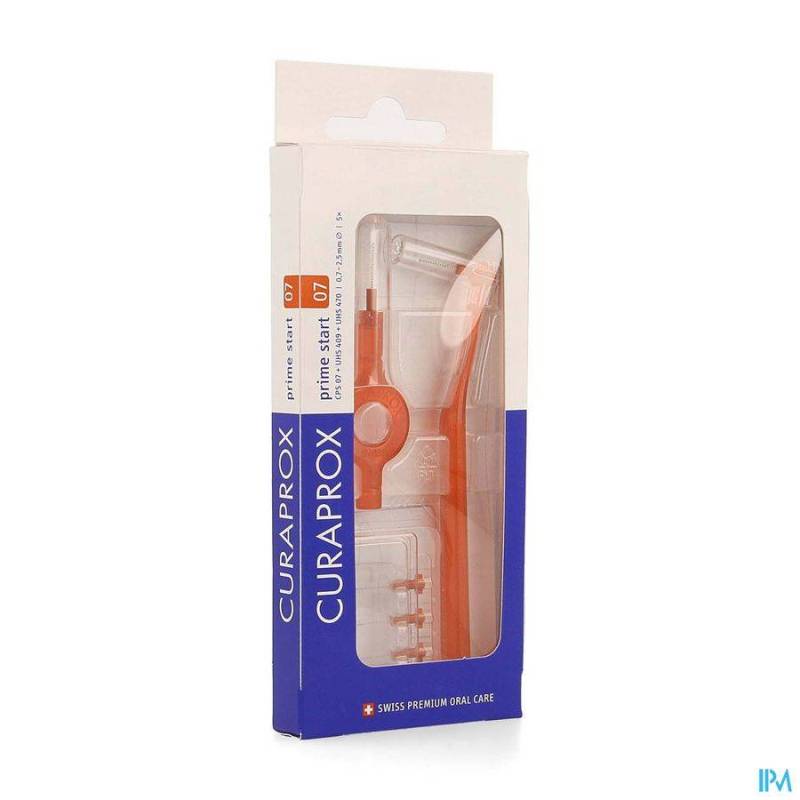 CURAPROX CPS 07 PRIME START ROOD 2,5MM 5+2 HOUDER
