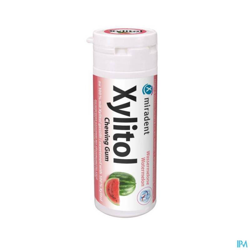 MIRADENT XYLITOL KAUWGOM WATERMELOEN 30