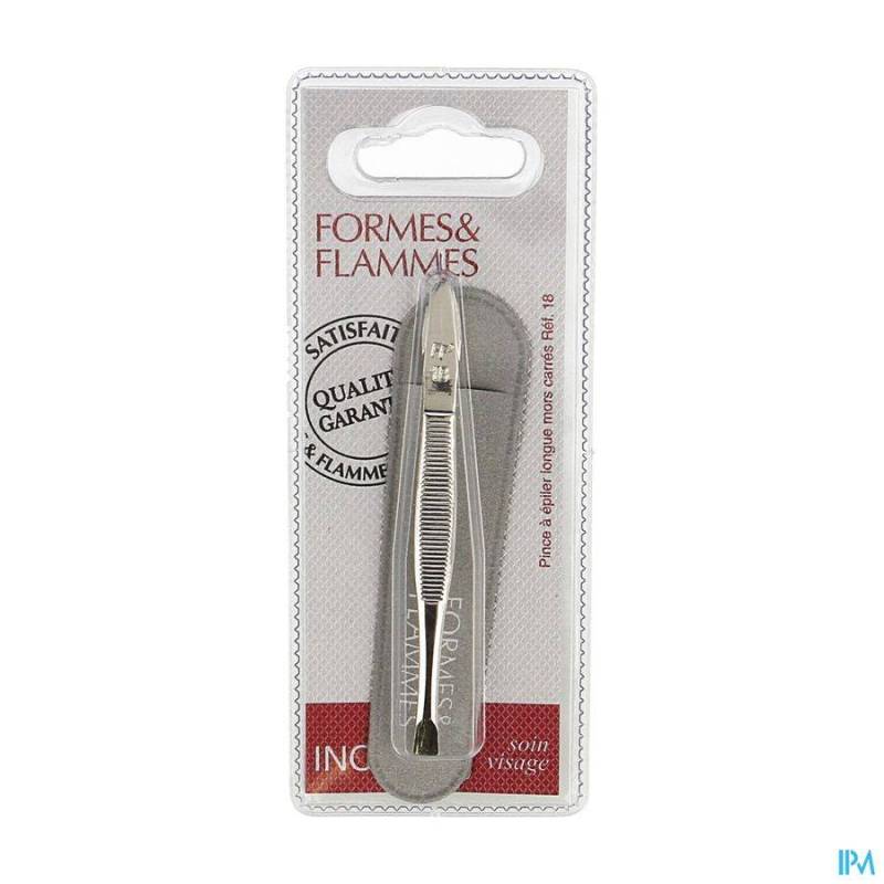 FORMES&FLAMMES 18 PINCE EPIL LONGUE CARREE