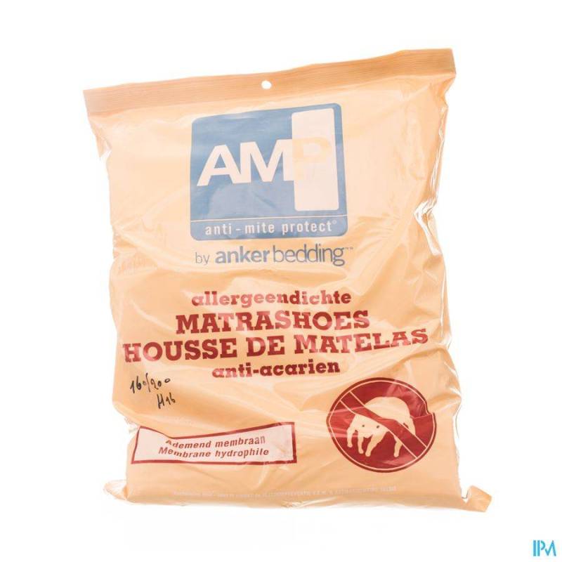 AMP HOUSSE ANTI ACARIEN 160X200X16CM