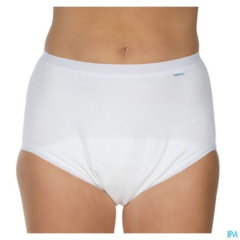 SUPRIMA 1245 SLIP TRICOT PU KRUIS UNISEX WIT T44