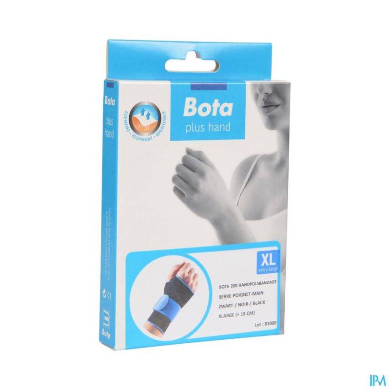 BOTA HANDPOLSBAND 200 BLACK XL