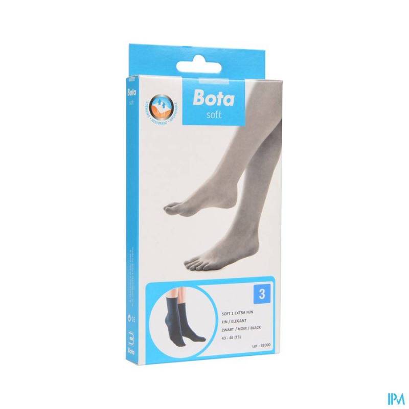 BOTA SOFT 1 EXTRA FIN NOIR 43-46