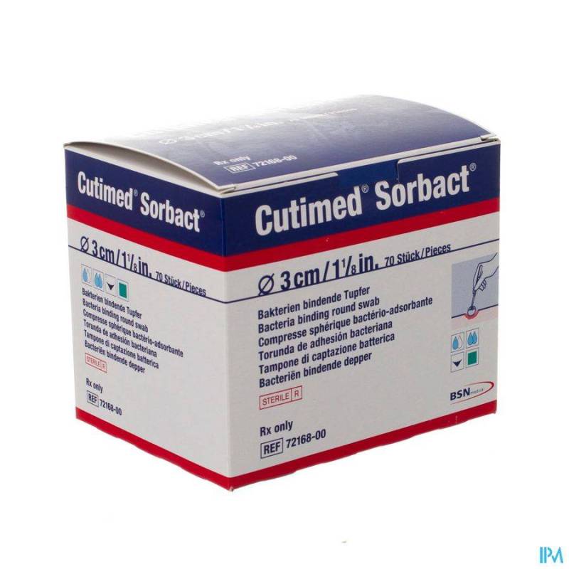 CUTIMED SORBACT DEPPERS ZAKJE 14X5 7216800