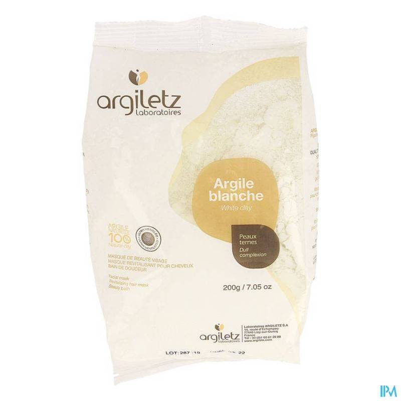 ARGILETZ ARGILE BLANCHE ULTRA VENTILEE PDR 200G