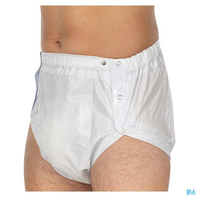 SUPRIMA 1250 SLIP PVC BREED DRUKKNOPEN PL WIT XL