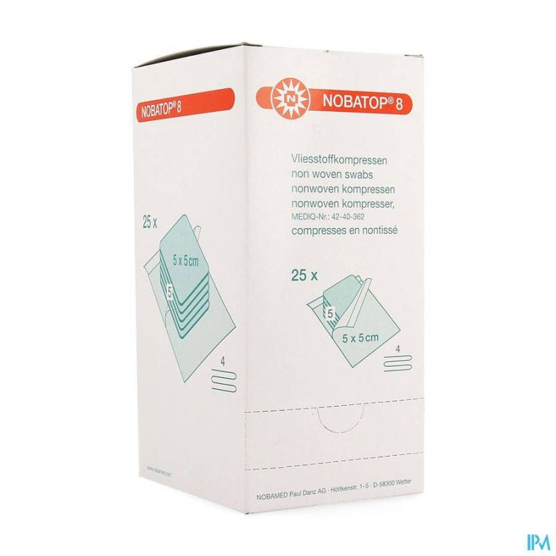 NOBATOP 8 N/WOVEN STER/5 5,0CMX 5,0CM 25 9300111