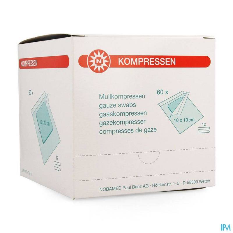 NOBA CP STERILE 12PL 10,0CMX10,0CM 60 9320192