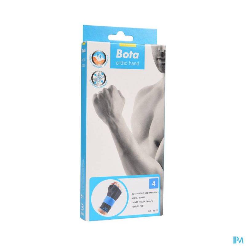 BOTA ORTHO HANDPOLSBANDAGE 501 ZWART N4