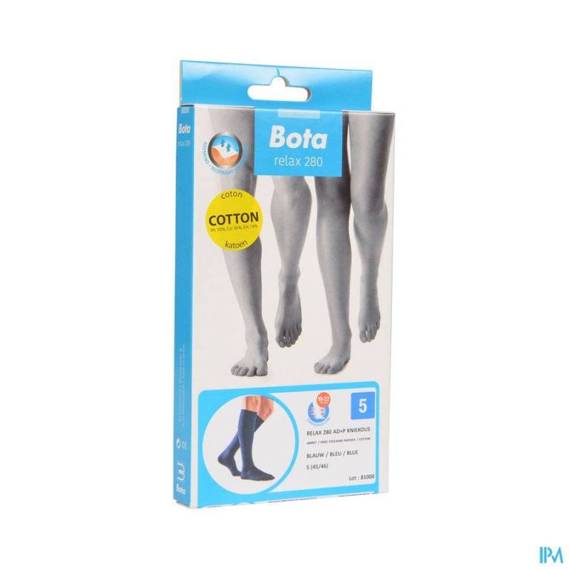 BOTA RELAX 280 KATOEN KORTE KOUS BLUE N5