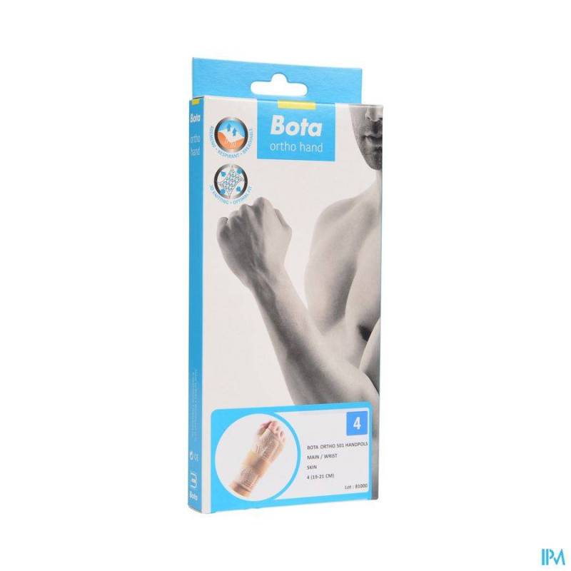 BOTA ORTHO SERRE POIGNET MAIN 501 BEIGE N4