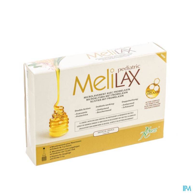 MELILAX PEDIATRIC MICROLAVEMENT 6X5G ABOCA