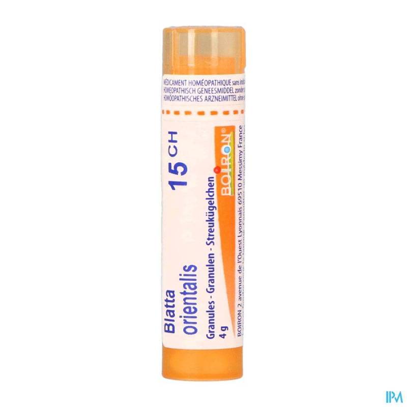 BLATTA ORIENTALIS 15CH GR 4G BOIRON