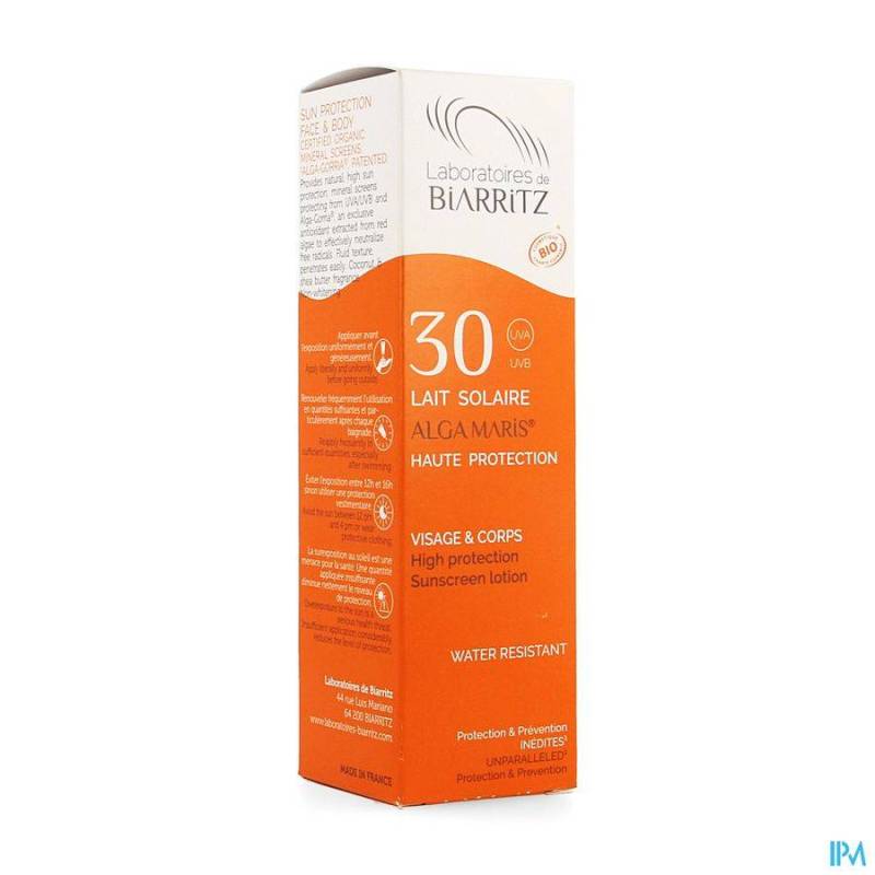 ALGA MARIS LAIT SOLAIRE IP30 100ML