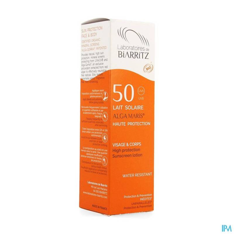 ALGA MARIS LAIT SOLAIRE IP50 100ML