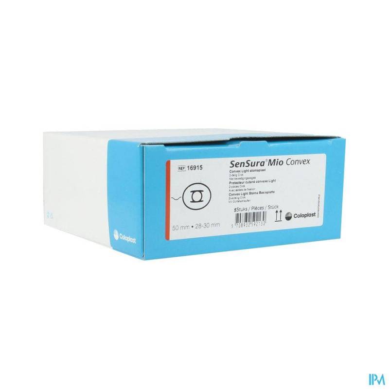 SENSURA MIO CONV.LIGHT CLICK 2P PLAQUES 28MM 5