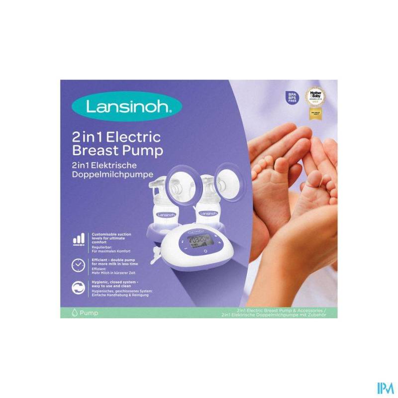LANSINOH 2EN1 TIRE-LAIT ELECTRIQUE DOUBLE