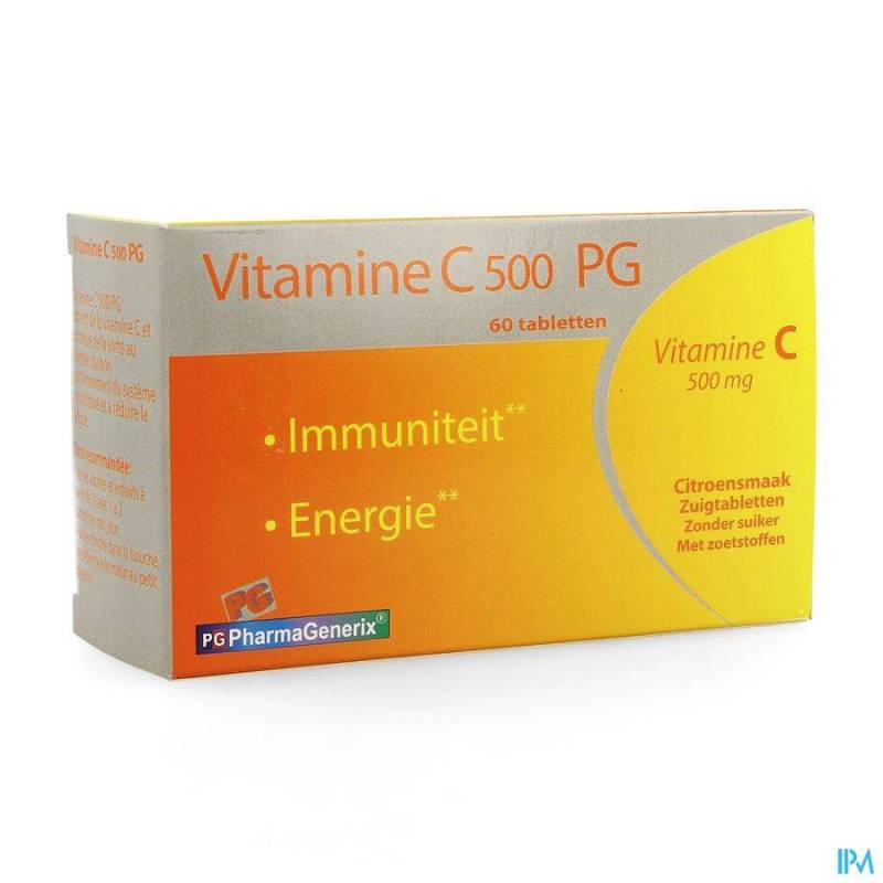 VITAMINE C 500 PG PHARMAGENERIX COMP 60