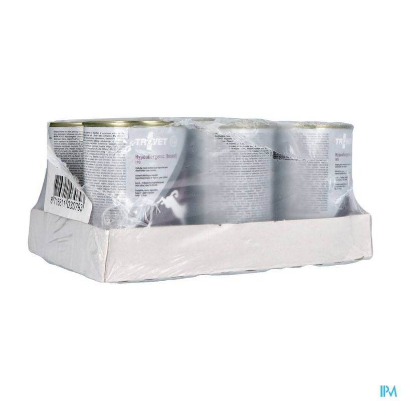 TROVET IPD HYPOALLERGENIC HOND (INSECTS) 6X400G