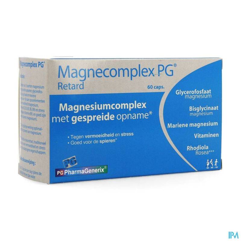 MAGNECOMPLEX PG RETARD PHARMAGENERIX CAPS 60